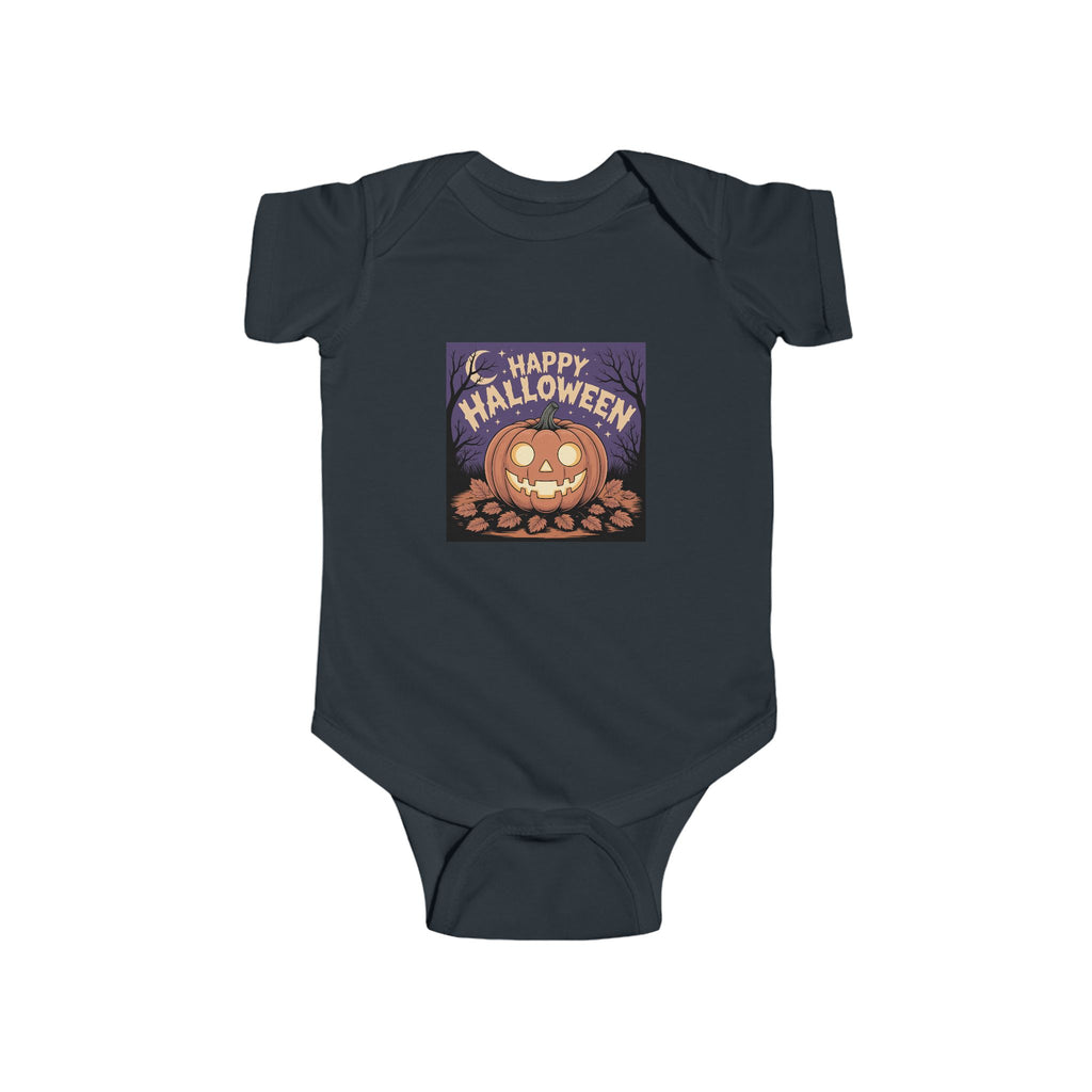 Infant Bodysuit - Happy Halloween Design Unisex 0-24 Months